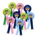 Clear Round-rosetter – 10-pack - Imperiq