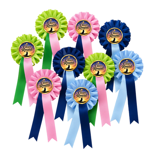 Clear Round-rosetter – 10-pack - Imperiq